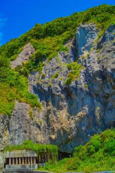 海沿いの道路 道路,海沿い,海の写真素材