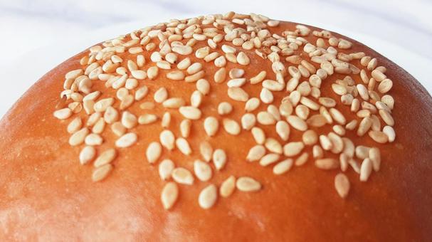 White bean paste bread surface 1, JPG