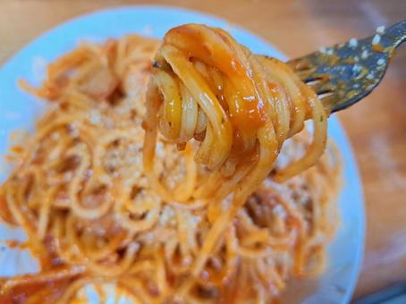 Delicious Neapolitan spaghetti, JPG Delicious Neapolitan spaghetti, JPG