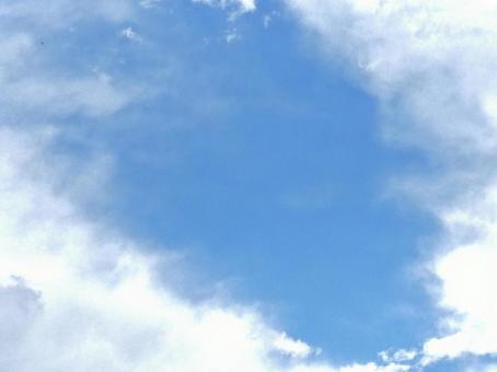 青空と雲 青空と雲の写真