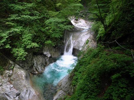 山梨・西沢渓谷の清流① 山梨・西沢渓谷の清流① 山梨県,山梨市,渓谷の写真素材