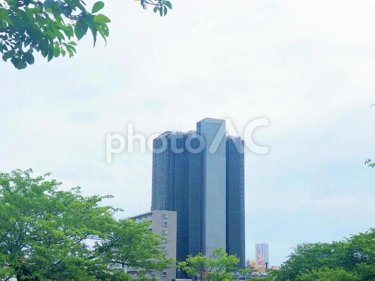 建設中のマンション マンション,外観,ビルの写真素材