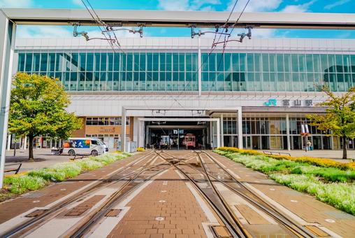 【富山】富山駅 富山,富山駅,駅の写真素材