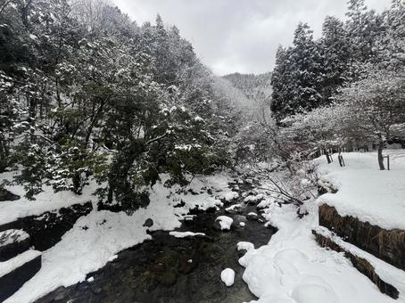雪景色 雪景色の写真