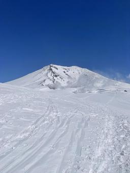 雪 雪 雪,山,景色の写真素材