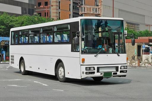 西工　高速バス　白 夜行バス,高速バス,旅行の写真素材