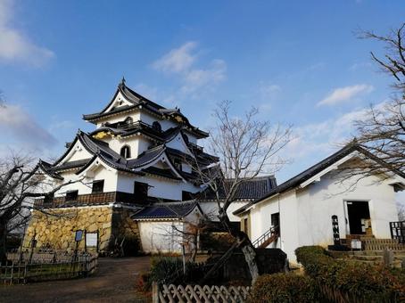 Photo, national treasure, hikone castle, special historical site, 