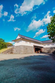 【山形】山形駅の周辺 霞城公園 最上義光 【山形】山形駅の周辺 霞城公園 最上義光 山形城跡,山形,城跡の写真素材