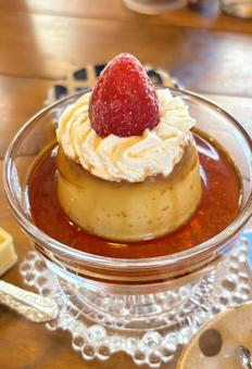 喫茶店のプリン 喫茶店のプリンの写真
