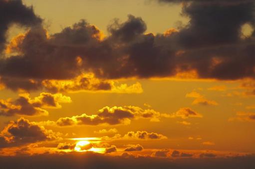 Sunset and sky, JPG