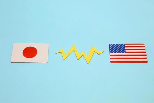 日米関係 日米関係,貿易摩擦,日米の写真素材