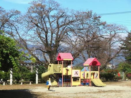矢板市長峰公園の複合遊具 長峰公園,公園,複合遊具の写真素材