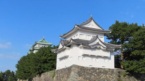 名古屋城　本丸　西南隅櫓　天守 名古屋城,尾張徳川家,御三家の写真素材