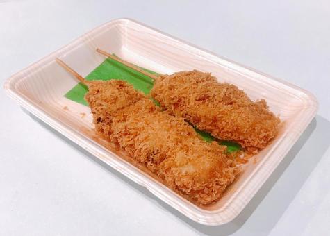 串かつ 串カツ,串揚げ,串の写真素材