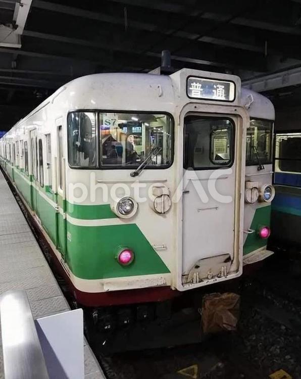 １１５系初代長野色 しなの鉄道,第三セクター,しなの鉄道１１５系の写真素材