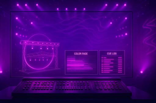 ステージライト演出盤の写真