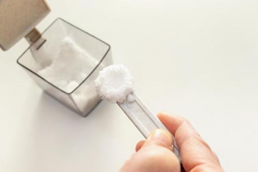 小さじ一杯の砂糖 砂糖,スプーン,小さじの写真素材