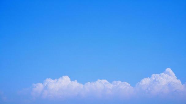 夏の青空&雲・江戸川区葛西の空 夏の青空&雲・江戸川区葛西の空の写真