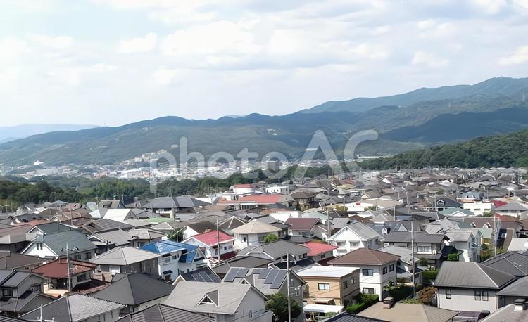 【風景写真】家並みの風景 家並み,街並み,町並みの写真素材