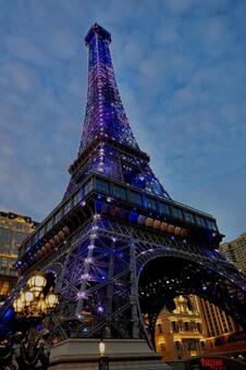 マカオのエッフェル塔 マカオ,タワー,マカオエッフェル塔の写真素材