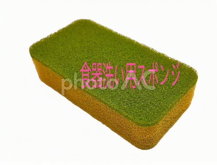 食器洗い用スポンジ・イメージ用 スポンジ,食器洗い,２色の写真素材