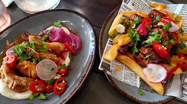 創作アジア料理 創作アジア料理 創作料理,アジア料理,餃子の写真素材