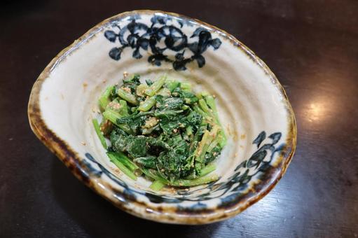 ほうれん草の胡麻和え ほうれん草の胡麻和え ホウレン草,ホウレンソウ,法蓮草の写真素材