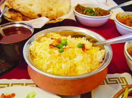 サフランライス インドカレー サフランライス インドカレー インドカレー,カレー,サフランライスの写真素材