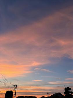 夕焼け空 夕焼け空の写真