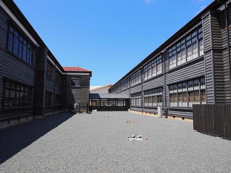 萩明倫学舎 中庭 萩明倫学舎 中庭 小学校,萩,校舎の写真素材