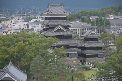長野県　松本城 長野県,松本市,松本城の写真素材