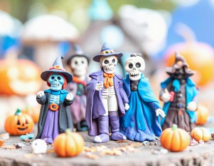 ハロウィンイベントのミニチュア ハロウィンイベントのミニチュアの写真