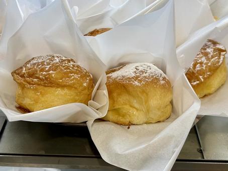 シュークリーム パン,甘い,ブレッドの写真素材