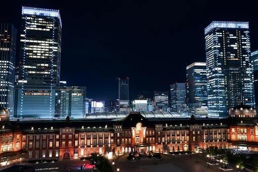 東京の夜景 東京の夜景 都市の夜景,大都会,都市風景の写真素材