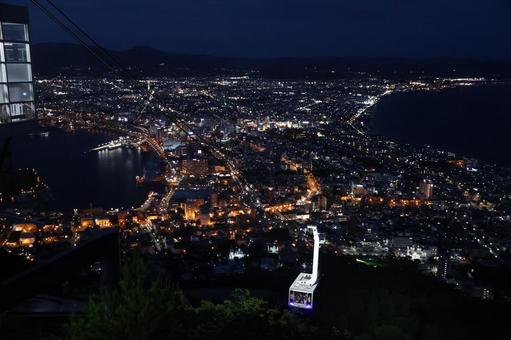 函館山からの夜景 北海道,函館,函館山の写真素材