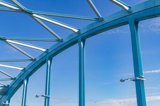 陸橋構造_パソコンの壁紙 多摩川,丸子橋,陸橋の写真素材