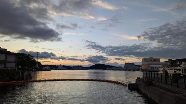 Photo, sea, sunset, sky, 