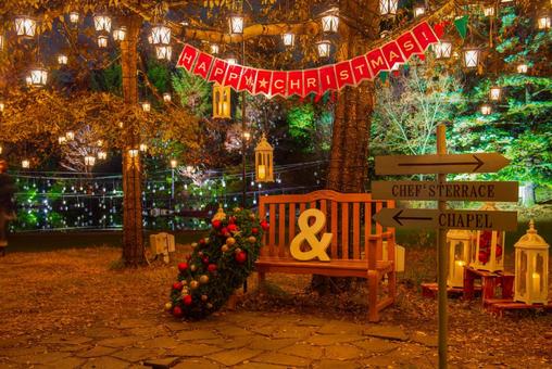 クリスマス・イブの夜 クリスマス,夜,イルミネーションの写真素材