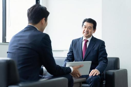 商談 商談 営業,商談,会議の写真素材
