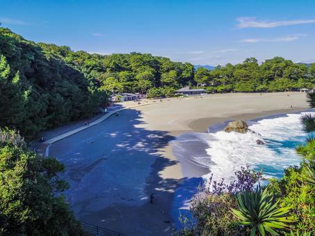 【高知県】高知市・桂浜 桂浜,高知市,高知県の写真素材