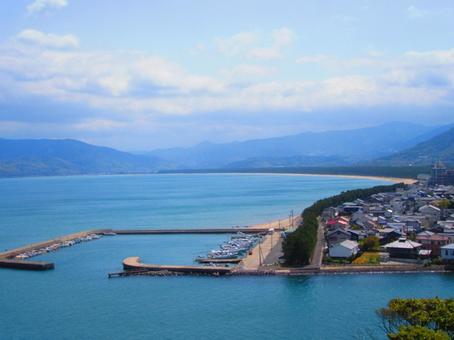 唐津城から見た風景 唐津城から見た風景の写真