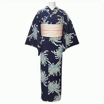 Photo, 유카타, 난국무늬, 쇼와 레트로, 