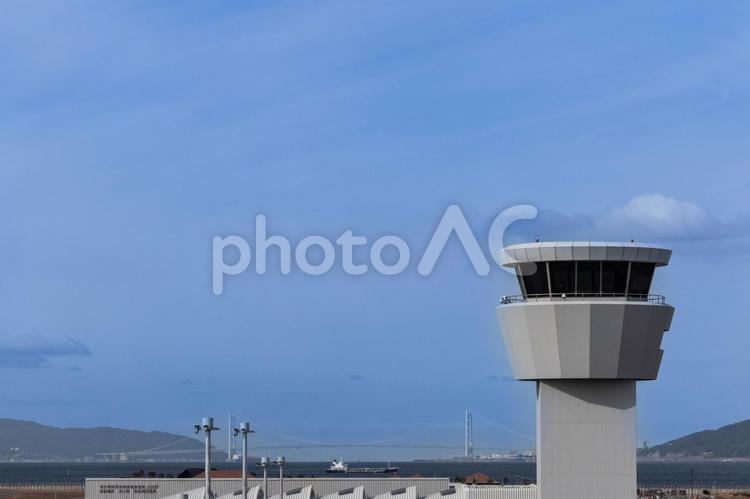 管制塔 管制塔,神戸空港,神戸の写真素材