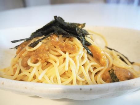 Sea urchin pasta, JPG Sea urchin pasta, JPG