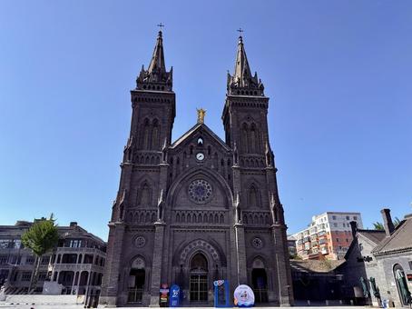 雄大な中国のキリスト教会 雄大な中国のキリスト教会の写真