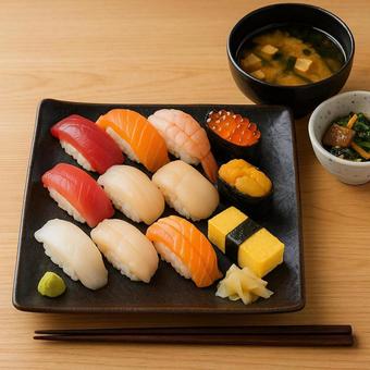 寿司定食 寿司定食の写真