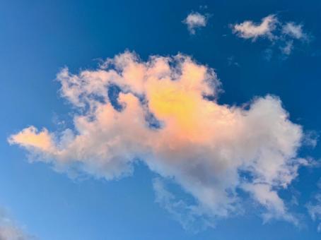 夕方の空 夕方の空の写真