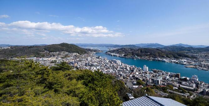 【広島】尾道の風景 尾道,広島,瀬戸内海の写真素材
