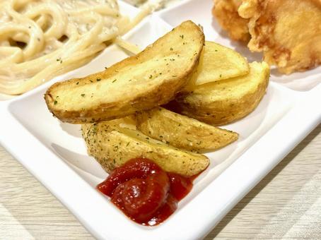 バイキング　フライドポテト フライドポテト,ジャガイモ,馬鈴薯の写真素材