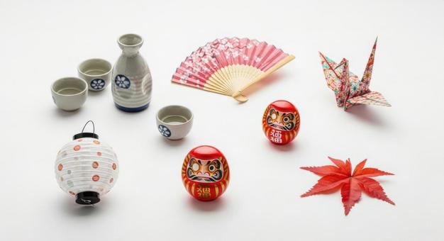 日本の伝統小物セット 日本の伝統小物セットの写真